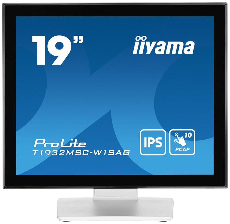 iiyama ProLite T1932MSC-W1SAG Computerbildschirm 48,3 cm (19") 1280 x 1024 Pixel Full HD LED Touchscreen Tisch Weiß