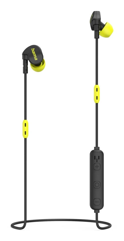Hama Freedom Athletics II Kopfhörer Kabellos Ohrbügel, im Ohr Anrufe/Musik Bluetooth Schwarz, Gelb