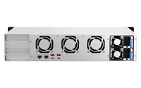 QNAP TS-873AeU-RP NAS Rack (2U) Ryzen Embedded V1500B 4 GB DDR4 0 TB QuTS hero Schwarz