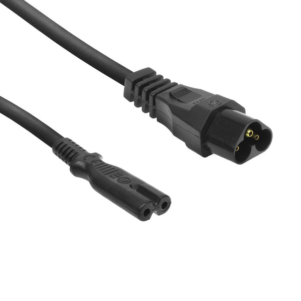 ACT Netzkabel C6 - C7 schwarz 0,2 m