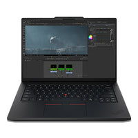 Lenovo ThinkPad P14s Gen 7 (Intel) Copilot + PC Copilot+ PC Intel Core Ultra 9 386H Mobiler Arbeitsplatz 36,8 cm (14.5") WUXGA 64 GB LPDDR5x-SDRAM 1 TB SSD NVIDIA RTX PRO 1000 Blackwell Wi-Fi 7 (802.11be) Windows 11 Pro Schwarz Schweiz