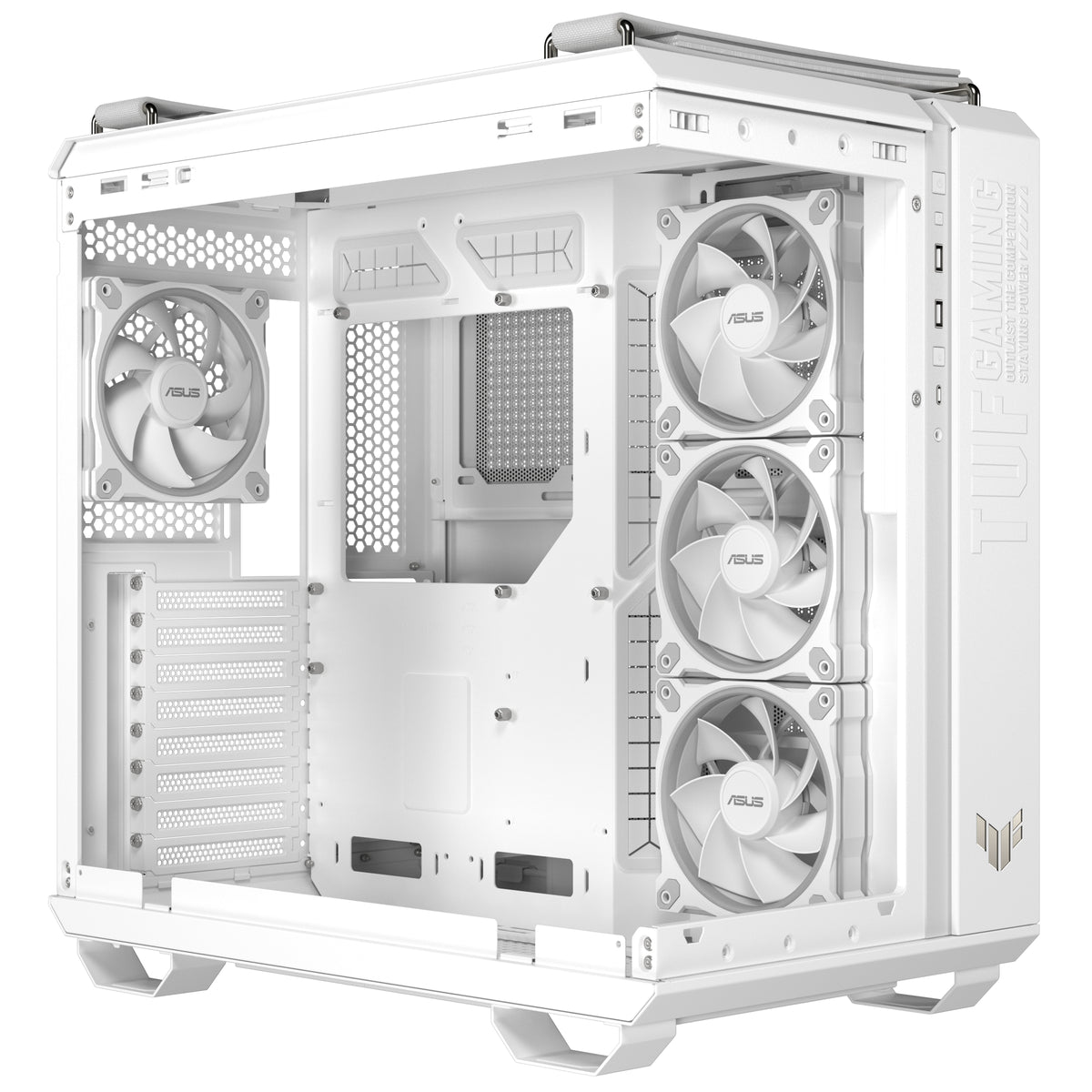 ASUS TUF GAMING GT502 Horizon TG ARGB White Midi Tower Weiß