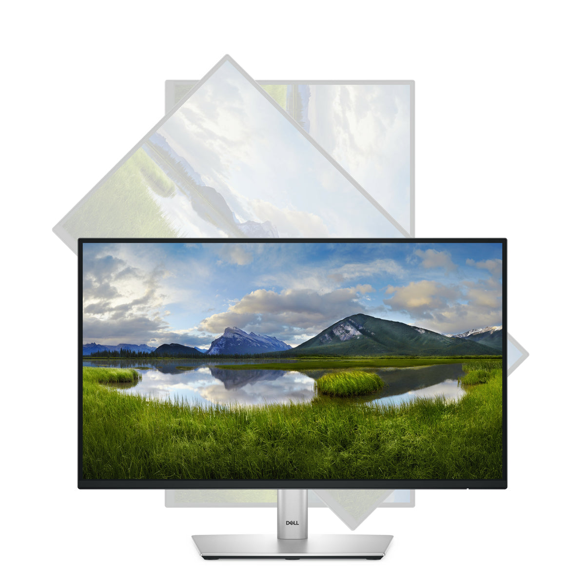 DELL P Series P2225H Computerbildschirm 54,6 cm (21.5") 1920 x 1080 Pixel Full HD LCD Schwarz, Silber