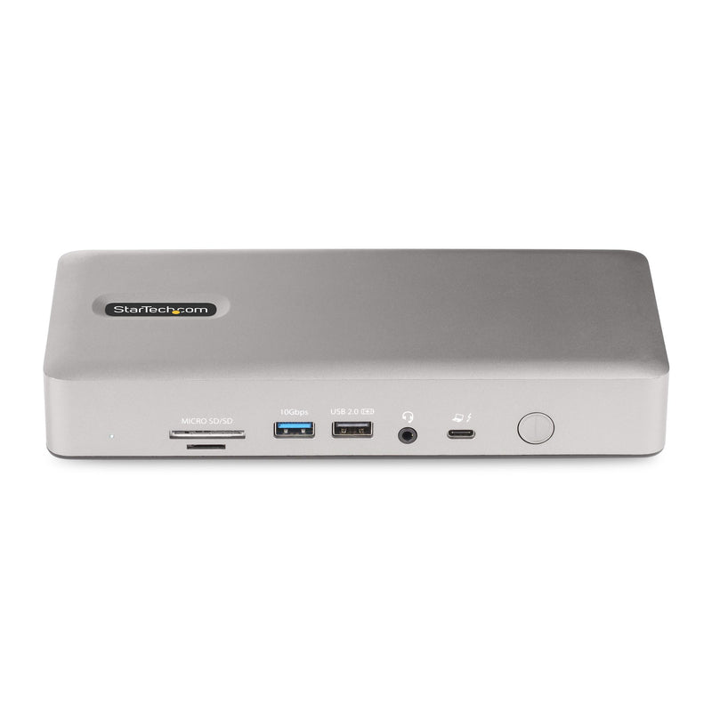 StarTech.com Universelle Thunderbolt 4 und USB4 Dockingstation, Quad-Display unter Windows, Dual-Display mit MacBook, HDMI DP-Dock mit 100W Ladung