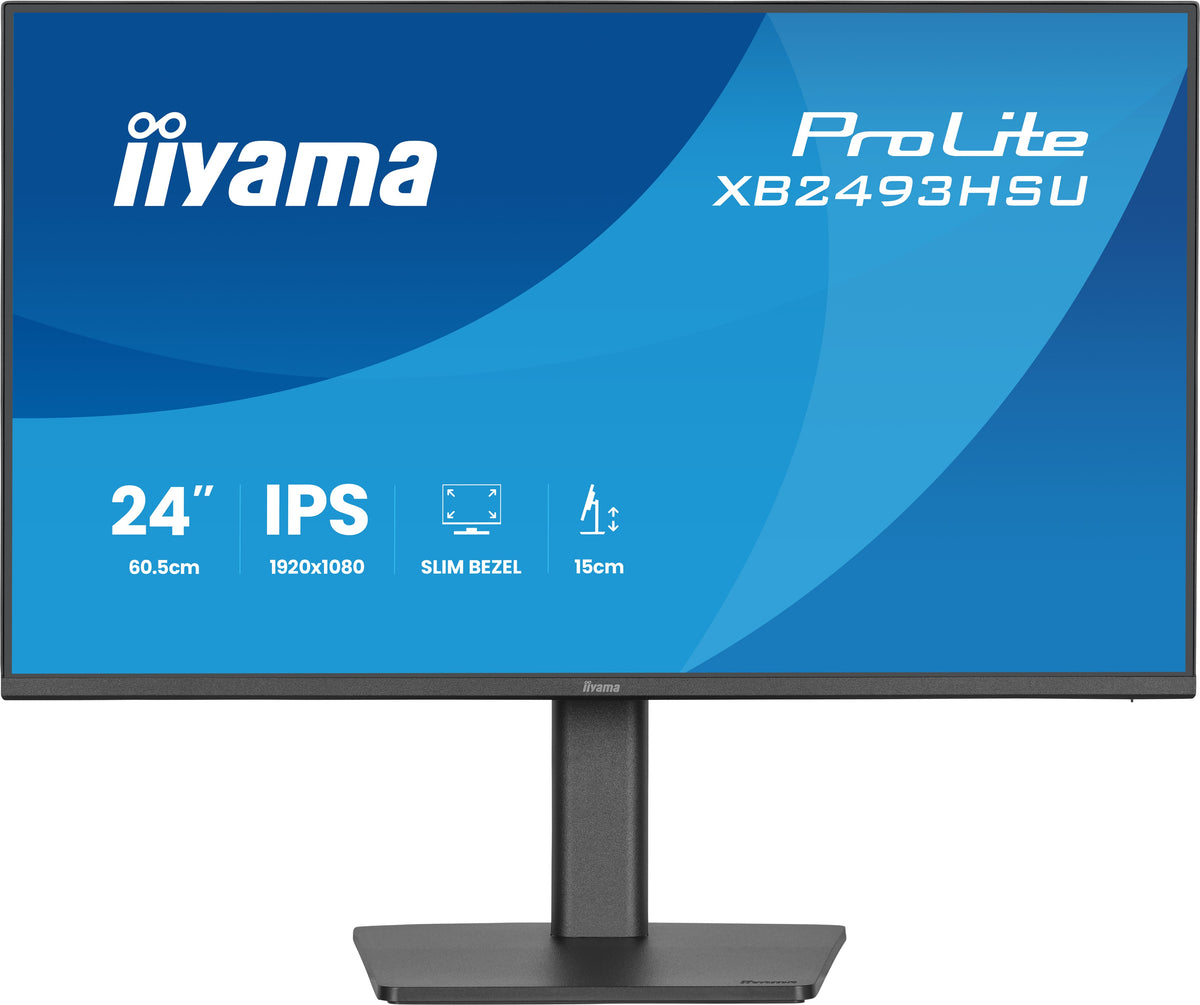 iiyama ProLite XB2493HSU-B1 Computerbildschirm 60,5 cm (23.8") 1920 x 1080 Pixel Full HD LED Schwarz