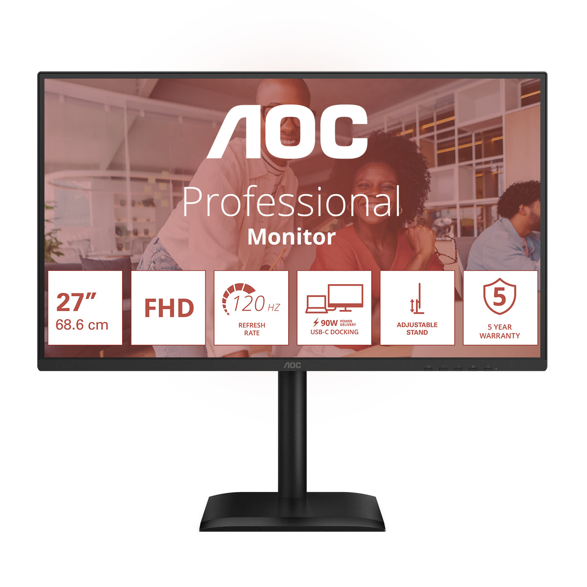 AOC 27E4CV Computerbildschirm 68,6 cm (27") 1920 x 1080 Pixel Full HD LED Schwarz