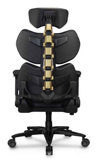 COUGAR Terminator Elite Gold PC-Gamingstuhl Gepolsterter Sitz Schwarz, Gold
