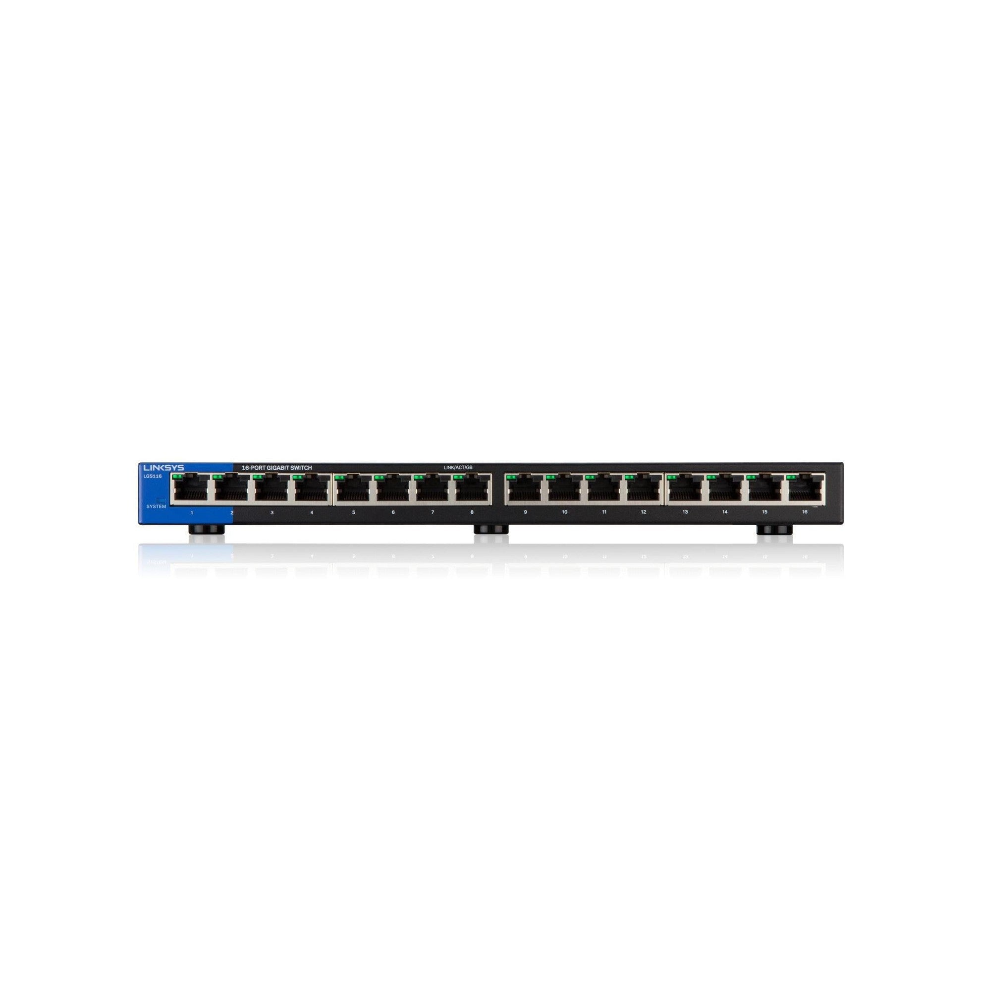 Linksys LGS116-EU: 16 Port Desktop Switch