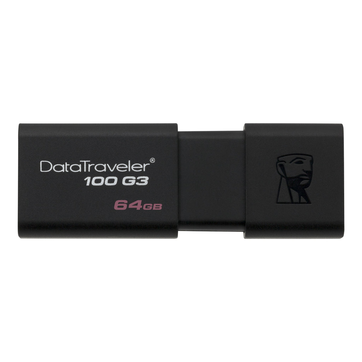 Kingston Technology DataTraveler 100 G3 USB-Stick 64 GB USB Typ-A 3.2 Gen 1 (3.1 Gen 1) Schwarz