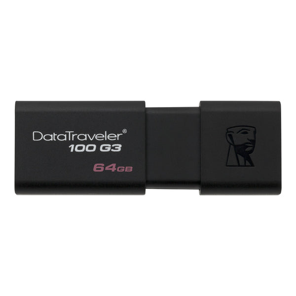Kingston Technology DataTraveler 100 G3 USB-Stick 64 GB USB Typ-A 3.2 Gen 1 (3.1 Gen 1) Schwarz