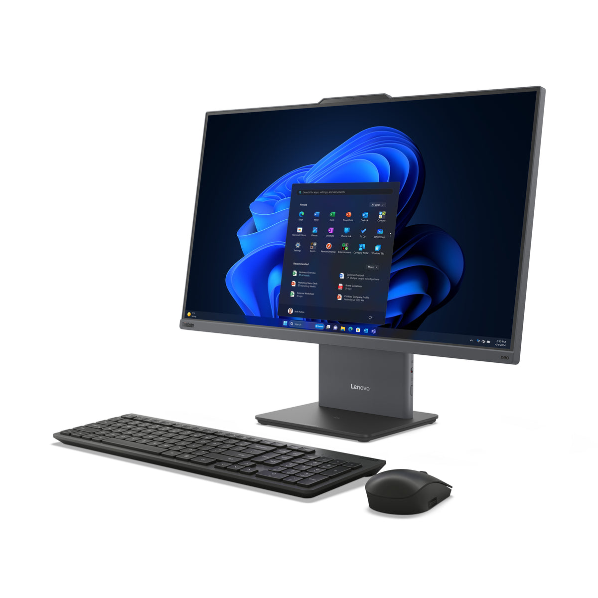 Lenovo ThinkCentre neo 50a 27 Gen 5 Intel® Core™ i7 i7-13620H 68,6 cm (27") 1920 x 1080 Pixel All-in-One-PC 32 GB DDR5-SDRAM 1 TB SSD Windows 11 Pro Wi-Fi 6 (802.11ax) Grau