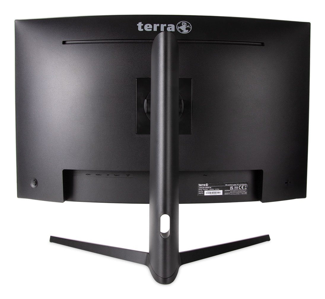 TERRA LCD/LED 3285W HA black CURVED USB-C/HDMI/DP