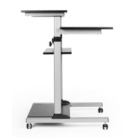 Techly ICA-TB TPM-3 Stehschreibtisch Schwarz, Silber