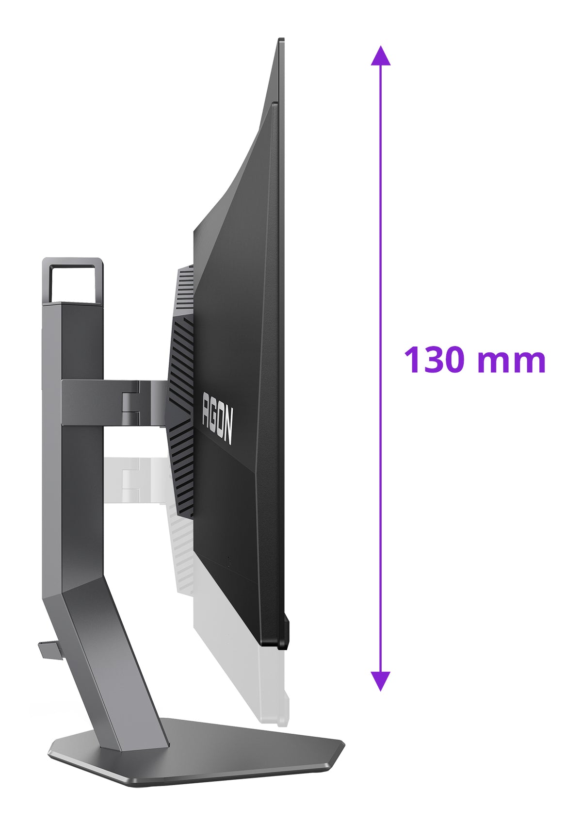 AOC AGON PRO AG276QKD2 Computerbildschirm 67,3 cm (26.5") 2560 x 1440 Pixel Quad HD QD-OLED Schwarz, Grau
