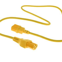 Cavo di alimentazione ACT C14 - C15 giallo 1,2 m