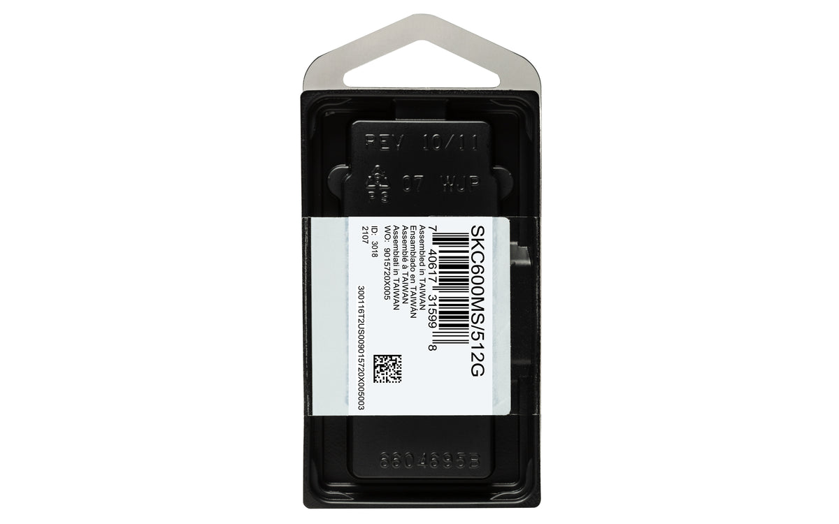 Kingston Technology 512G SSD KC600 SATA3 mSATA