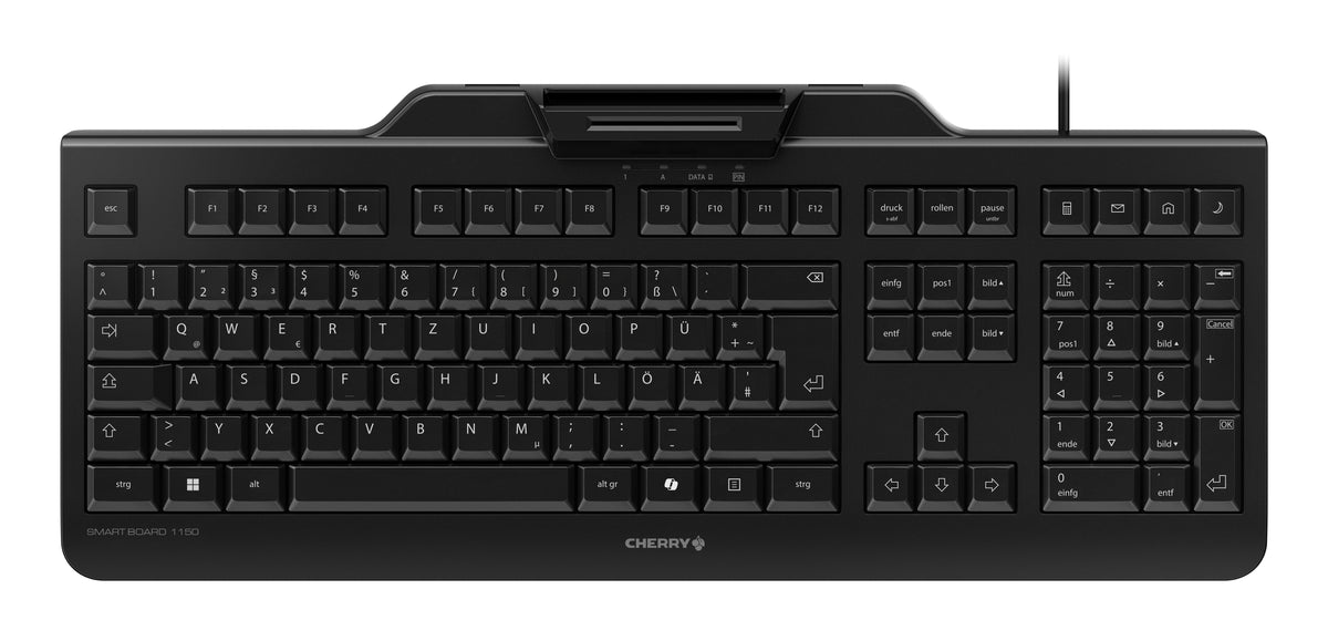 CHERRY Smart Board 1150 Tastatur Büro USB QWERTZ Deutsch Schwarz