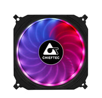 Chieftec CF-3012-RGB Computerkühlsystem Computergehäuse Ventilator 12 cm Schwarz