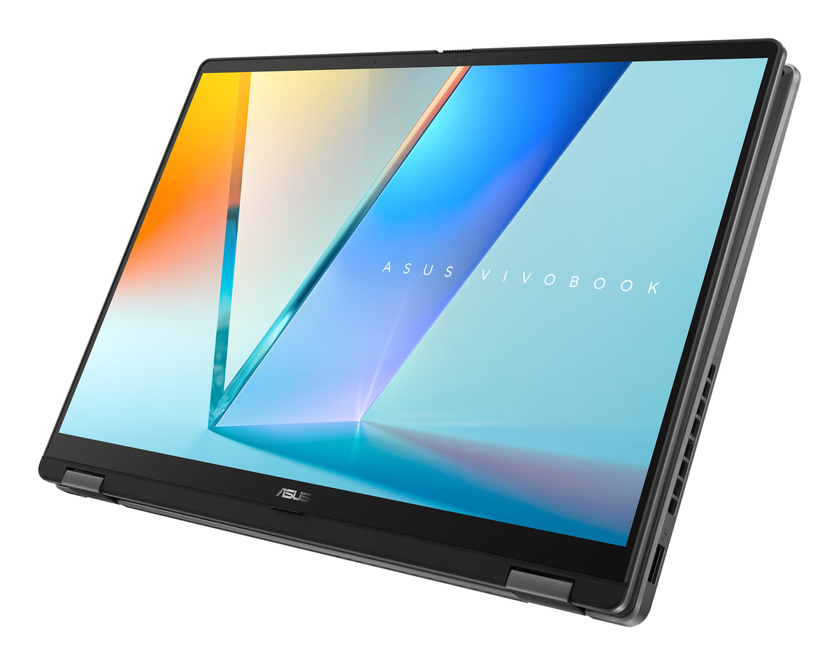 ASUS Vivobook 14 Flip TP3407AA-SG035W Copilot+ PC Intel Core Ultra 7 355 Hybrid (2-in-1) 35,6 cm (14") Touchscreen WUXGA 16 GB LPDDR5x-SDRAM 512 GB SSD Wi-Fi 7 (802.11be) Windows 11 Pro Grau