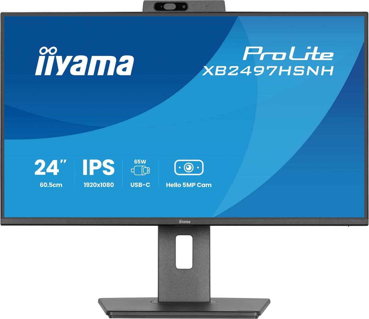 iiyama ProLite XB2497HSNH-B1 24IN IPS LCD 4MS 1920X1080 350CD/M2 HDMI/DP/USB 2 Computerbildschirm 60,5 cm (23.8") 1920 x 1080 Pixel Full HD Schwarz