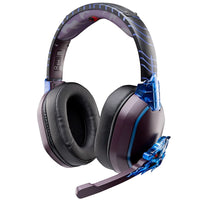 Lexip TSXLXHS0003 Kopfhörer & Headset Verkabelt & Kabellos Kopfband Gaming Bluetooth Schwarz, Blau