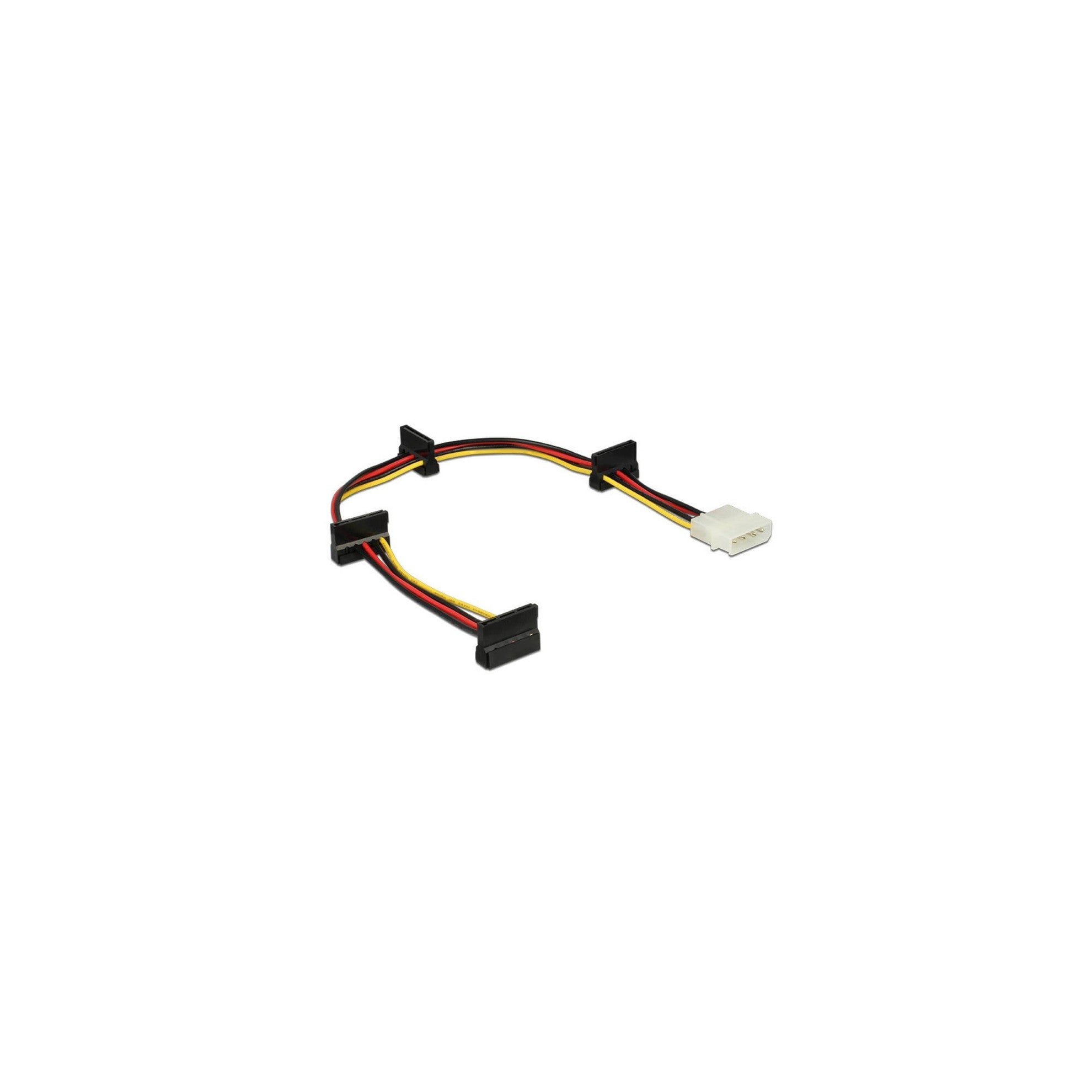 Molex zu 4x SATA Stromadapter