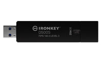 Kingston Technology IronKey 256GB D500S FIPS 140-3 Lvl 3 AES-256