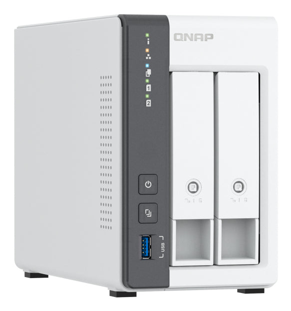 QNAP TS-216G NAS & Speicherserver Tower Cortex-A Cortex-A55 4 GB HDD Weiß