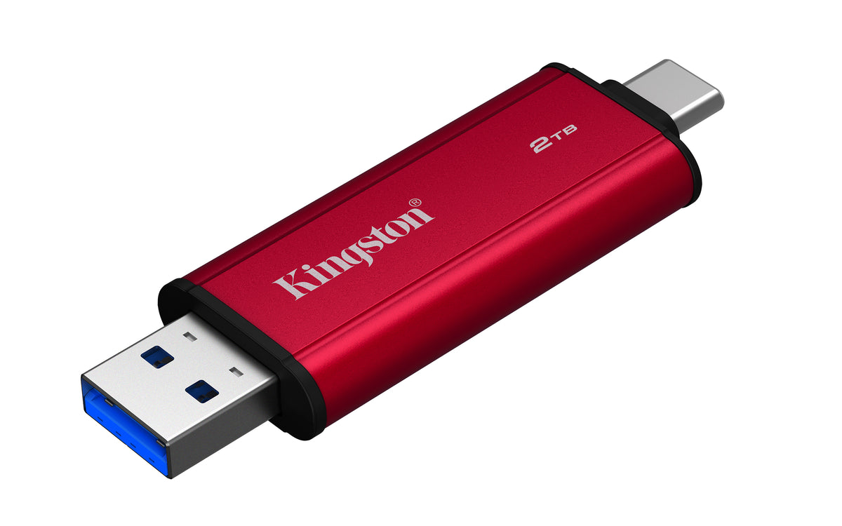 Kingston Technology 2TB Tragbare SSD mit Dual USB-A/C, bis zu 1050MB/s USB 3.2 Gen 2
