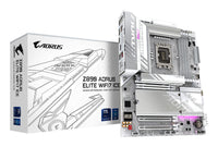 GIGABYTE Z890 AORUS ELITE WIFI7 ICE Mainboard - Unterstützt Intel Core Ultra (Serie 2) CPUs, 16+1+2 Phasen VRM, bis zu 8800MHz DDR5 (OC), 1xPCIe 5.0 + 3xPCIe 4.0, Wi-Fi 7, 2.5GbE LAN, Thunderbolt 4