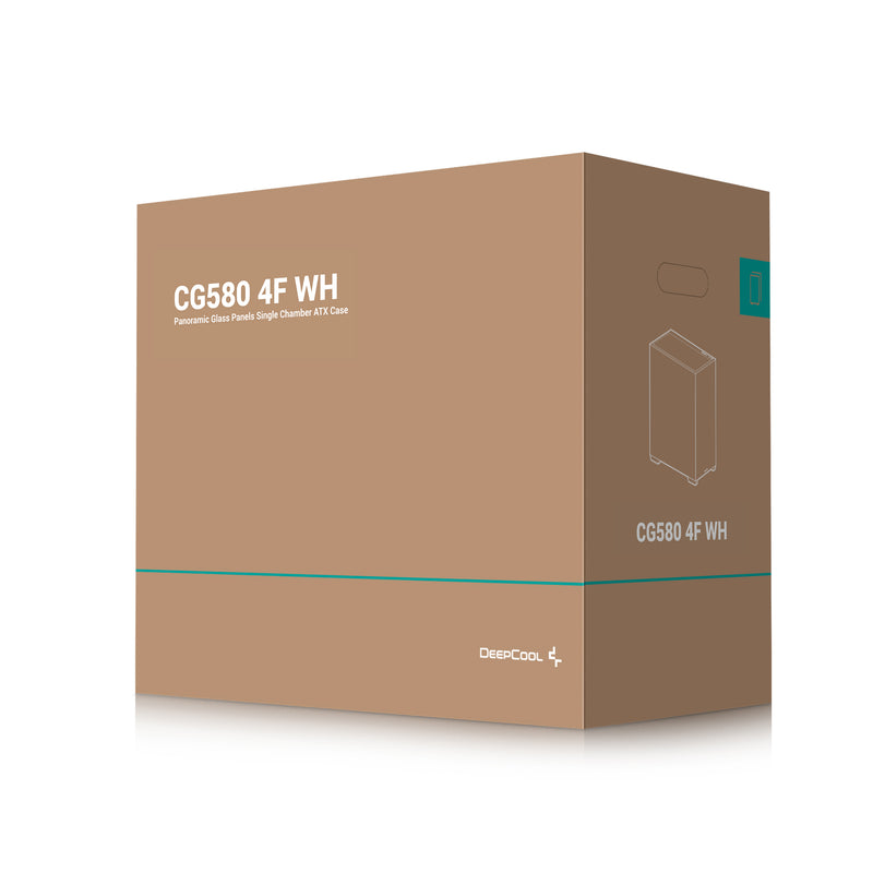DeepCool CG580 4F WH Midi Tower Weiß