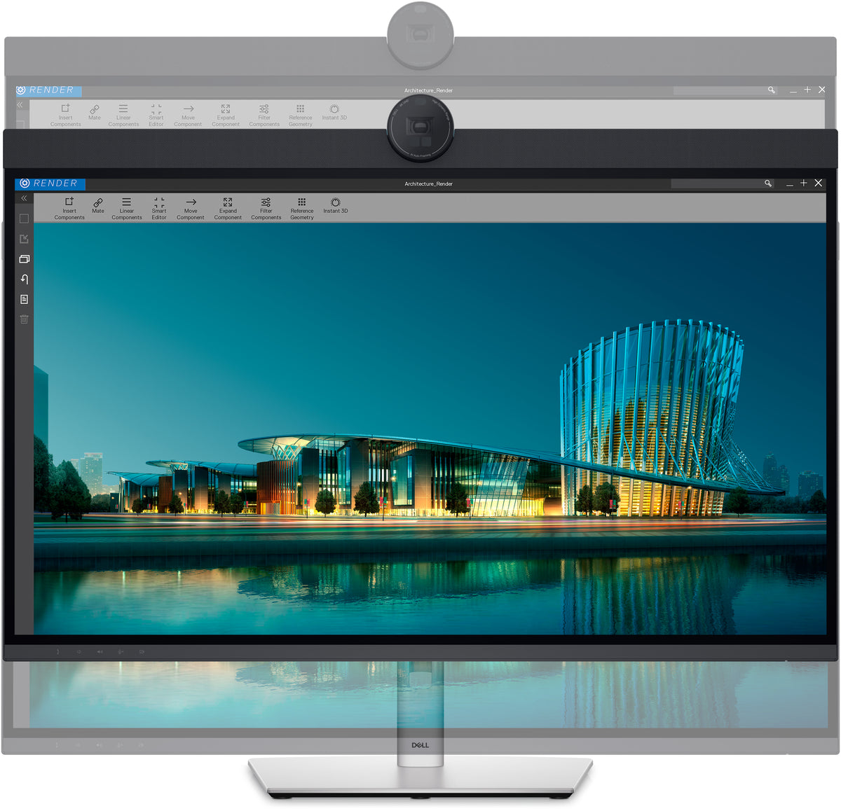 DELL UltraSharp U3224KBA Computerbildschirm 80 cm (31.5") 6144 x 3456 Pixel 6K Ultra HD LCD Schwarz, Silber