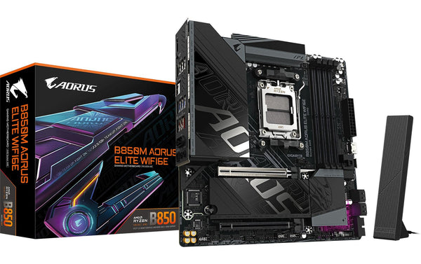 GIGABYTE B850M AORUS ELITE WIFI6E AM5 DDR5 Micro-ATX