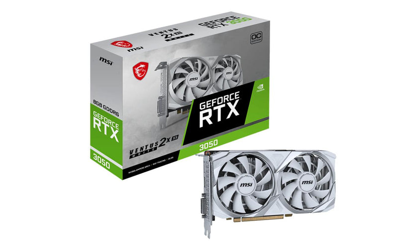 MSI MSI RTX3050 VENTUS 2X XS WHITE OC, 8GB