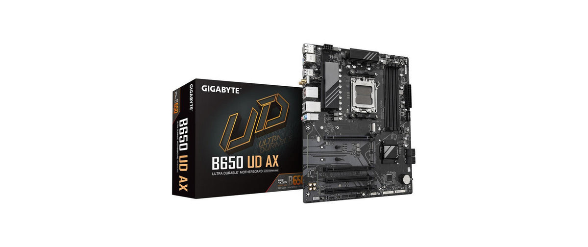 Gigabyte B650 UD AX, ATX AM5, AMD B650, 4x DDR5, PCIe 4.0, WIFI6E