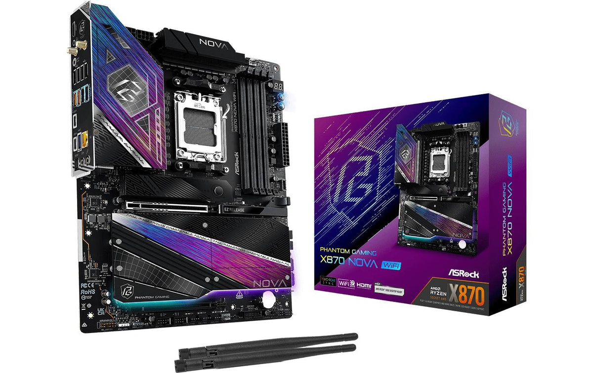 ASROCK X870 PHANTOM GAMING NOVA WIFI AM5 DDR5 ATX