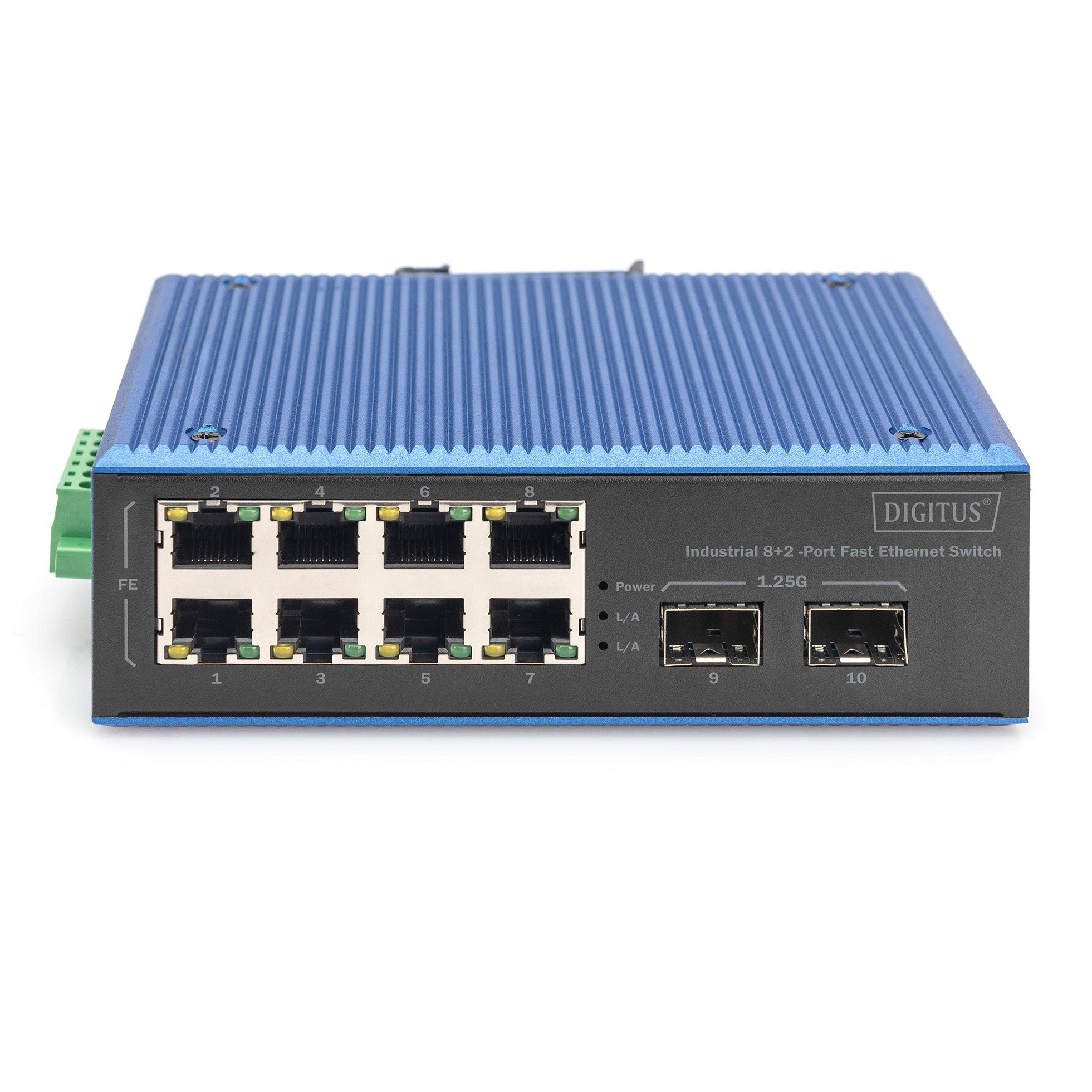 Digitus 8+2P Industrial Fast Ethernet Switch
