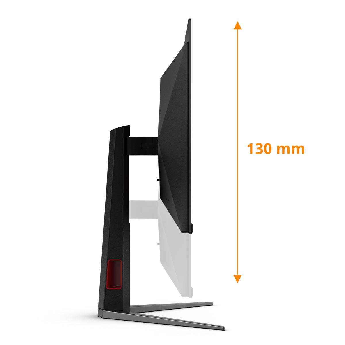 AOC G4 Q27G4ZD Computerbildschirm 67,3 cm (26.5") 2560 x 1440 Pixel Quad HD QD-OLED Schwarz, Rot