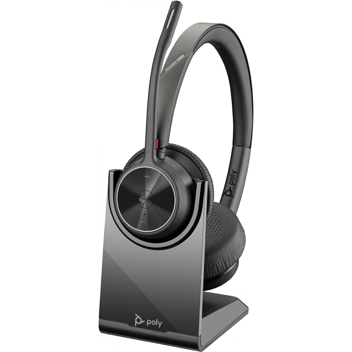 Cuffie HP Poly Voyager 4320 certificate per Microsoft Teams + dongle BT700 + base di ricarica (218476-02)