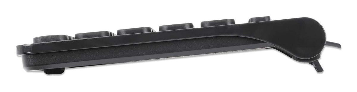 Manhattan 180702 Tastatur Büro USB QWERTY Schwarz