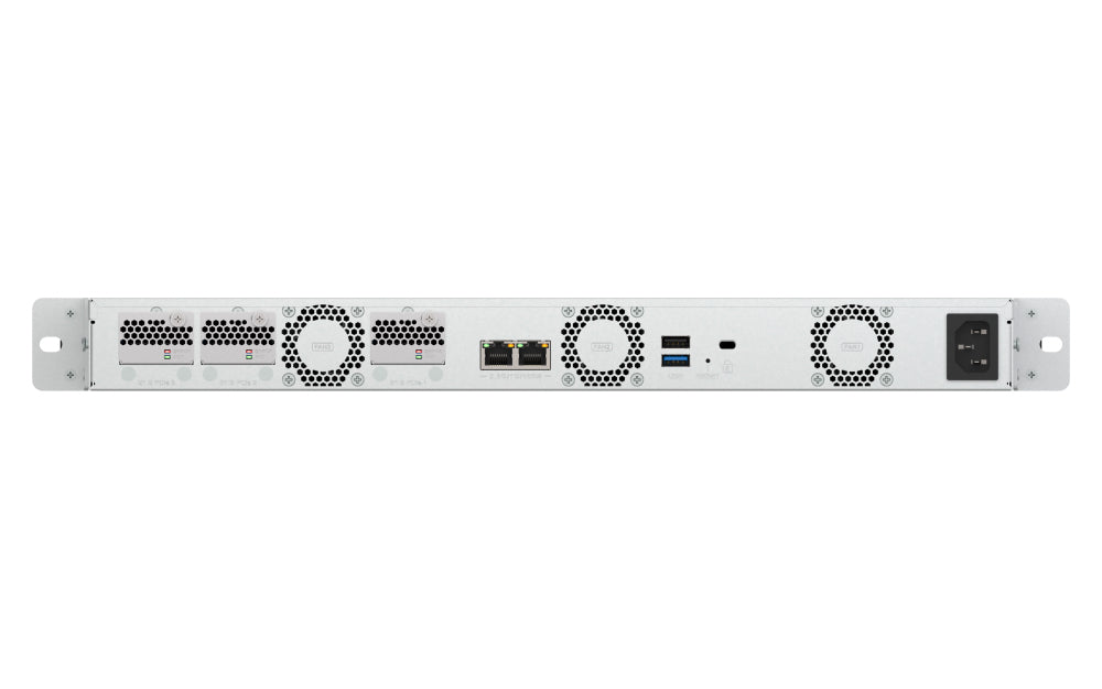 QNAP TS-h765eU NAS Rack (1U) Intel Atom® 8 GB DDR5 QuTS hero Schwarz, Grau