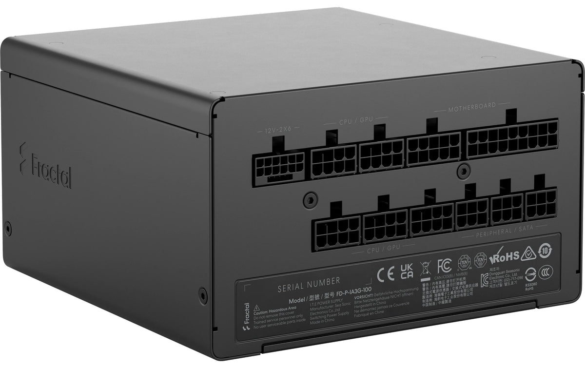 T. Fractal Design Ion 3 Gold 1000W Black | PC-Netzteil