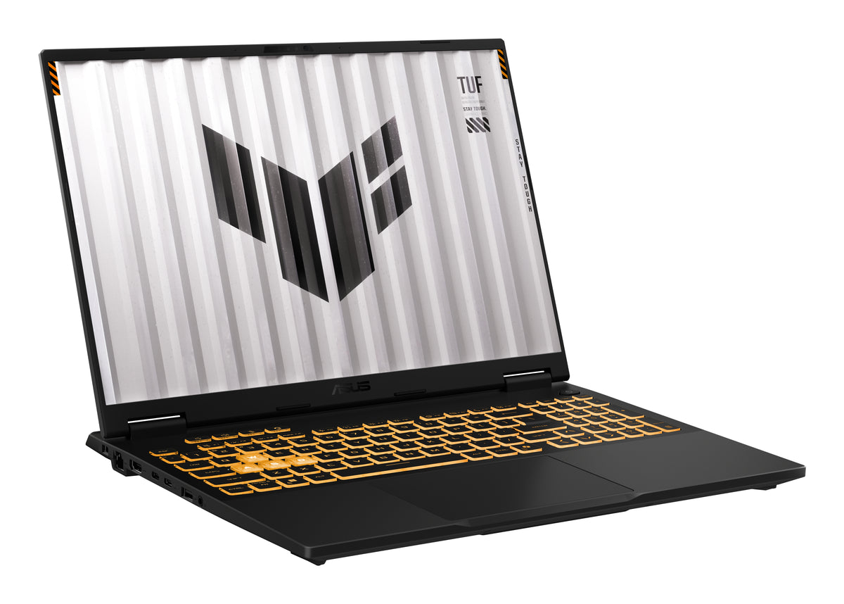 ASUS TUF Gaming F16 FX608JHI-TU382W Intel® Core™ i7 i7-14650HX Laptop 40,6 cm (16") WUXGA 16 GB DDR5-SDRAM 512 GB SSD NVIDIA GeForce RTX 5050 Laptop GPU Wi-Fi 6E (802.11ax) Windows 11 Home Grau