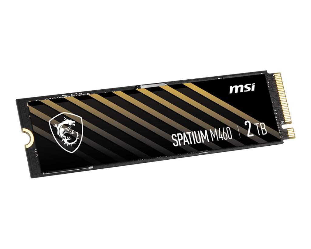 MSI SPATIUM M460 PCIE 4.0 NVME M.2 2TB Internes Solid State Drive PCI Express 4.0 3D NAND