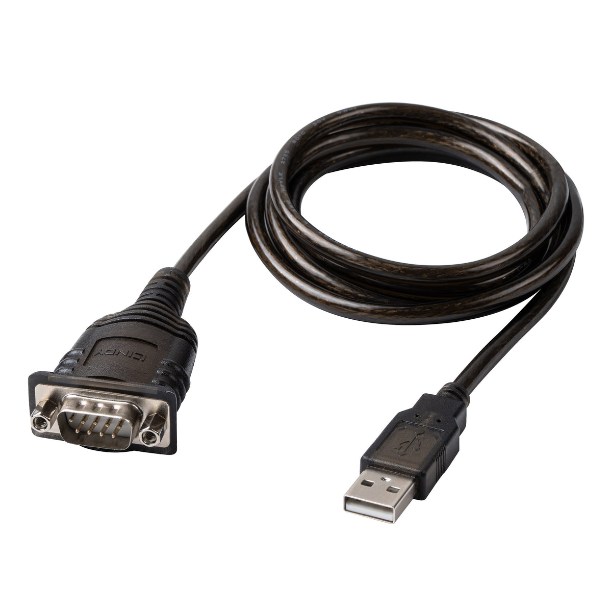 Lindy 43413 Serien-Kabel Grau 1,5 m USB Typ-A RS-232