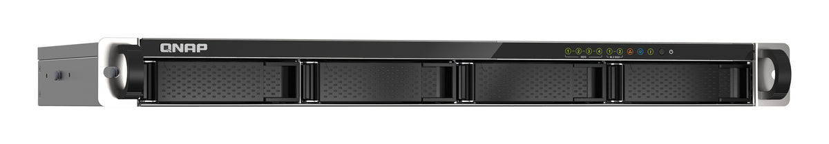 QNAP TS-435XEU NAS Rack (1U) Marvell CN9131 4 GB DDR4 0 TB QNAP QTS Schwarz, Grau