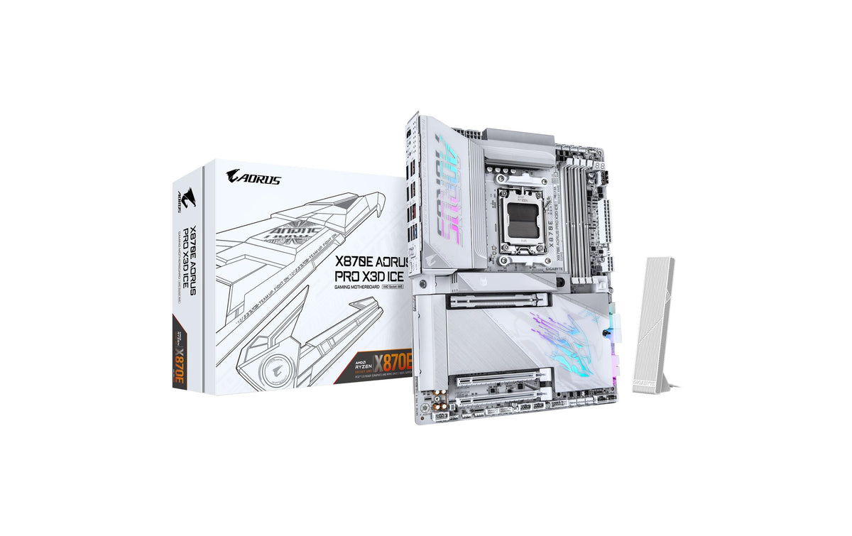 GIGABYTE X870E AORUS PRO X3D ICE AM5 DDR5 ATX