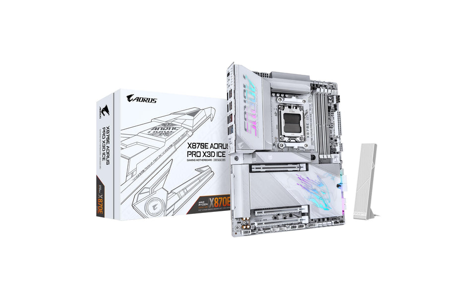 GIGABYTE X870E AORUS PRO X3D ICE AM5 DDR5 ATX
