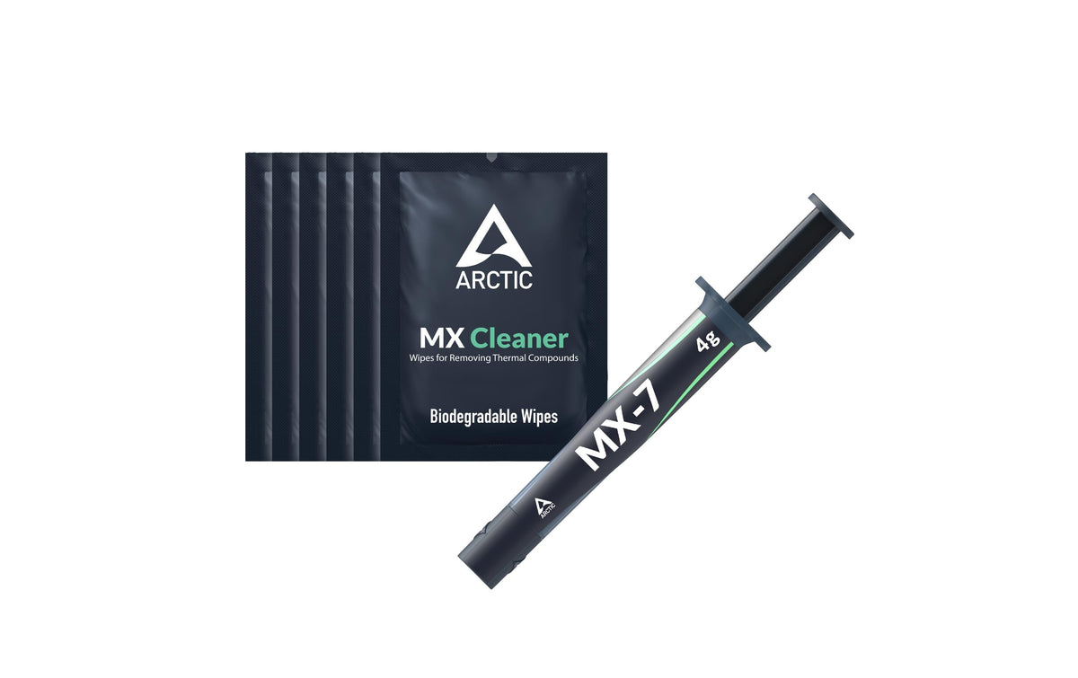 Wärmeleitpaste Arctic Cooling MX-7 Thermal Compound, 4g Spritze, inkl. 6x clea