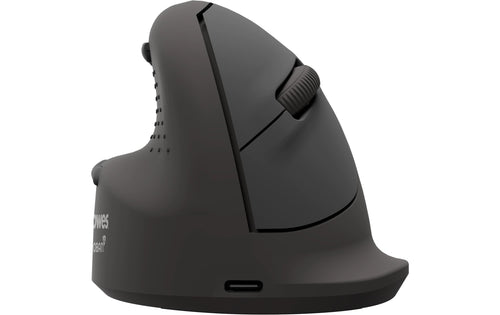 Fellowes Workplace Breyta Plus+ Vertikalmaus – ergonomisch, für Linkshänder, optische Sensorik, 2400 DPI, Bluetooth, USB Type-C, 100143583